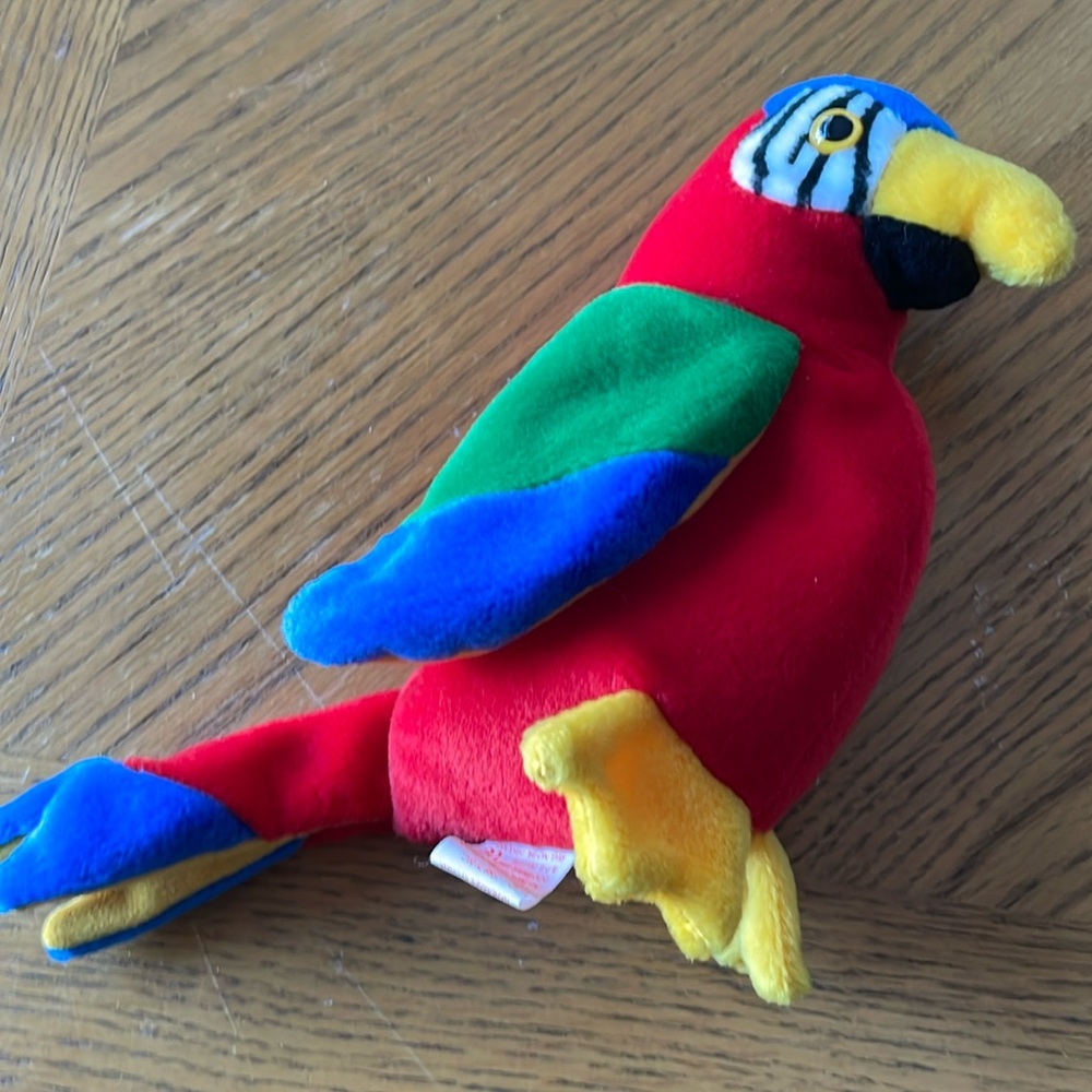 TY Beanie Baby Jabber the Parrot 1997 ***Rare Retired Vintage & Collectible***